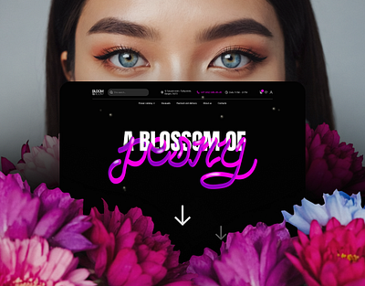 Bloom&Boom — Flower shop website design desktop flower shop flowers ui ux uxui web design website цветочный магазин цветы