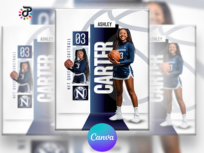 Athlete Sports Canva Template Flyer 1 sports event design
