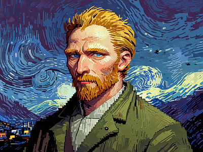 Vicent Van Gogh arte artista design grafico illustration van gogh