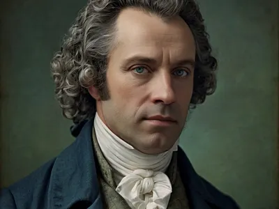 Sebatian Bach 3d arte artista design grafico historia illustration