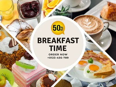 Breakfast branding poster