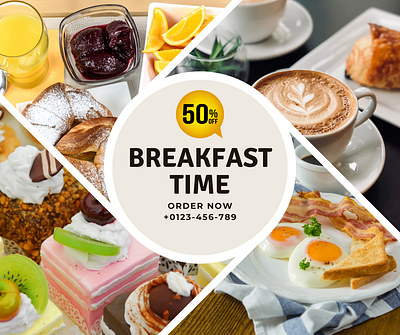 Breakfast branding poster