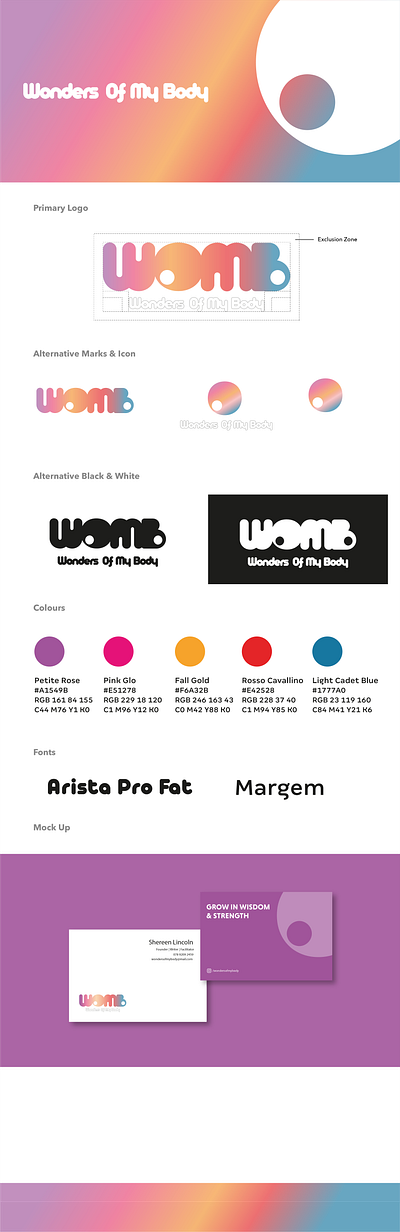 Wonders of My Body Logo Design branding graphic design logo