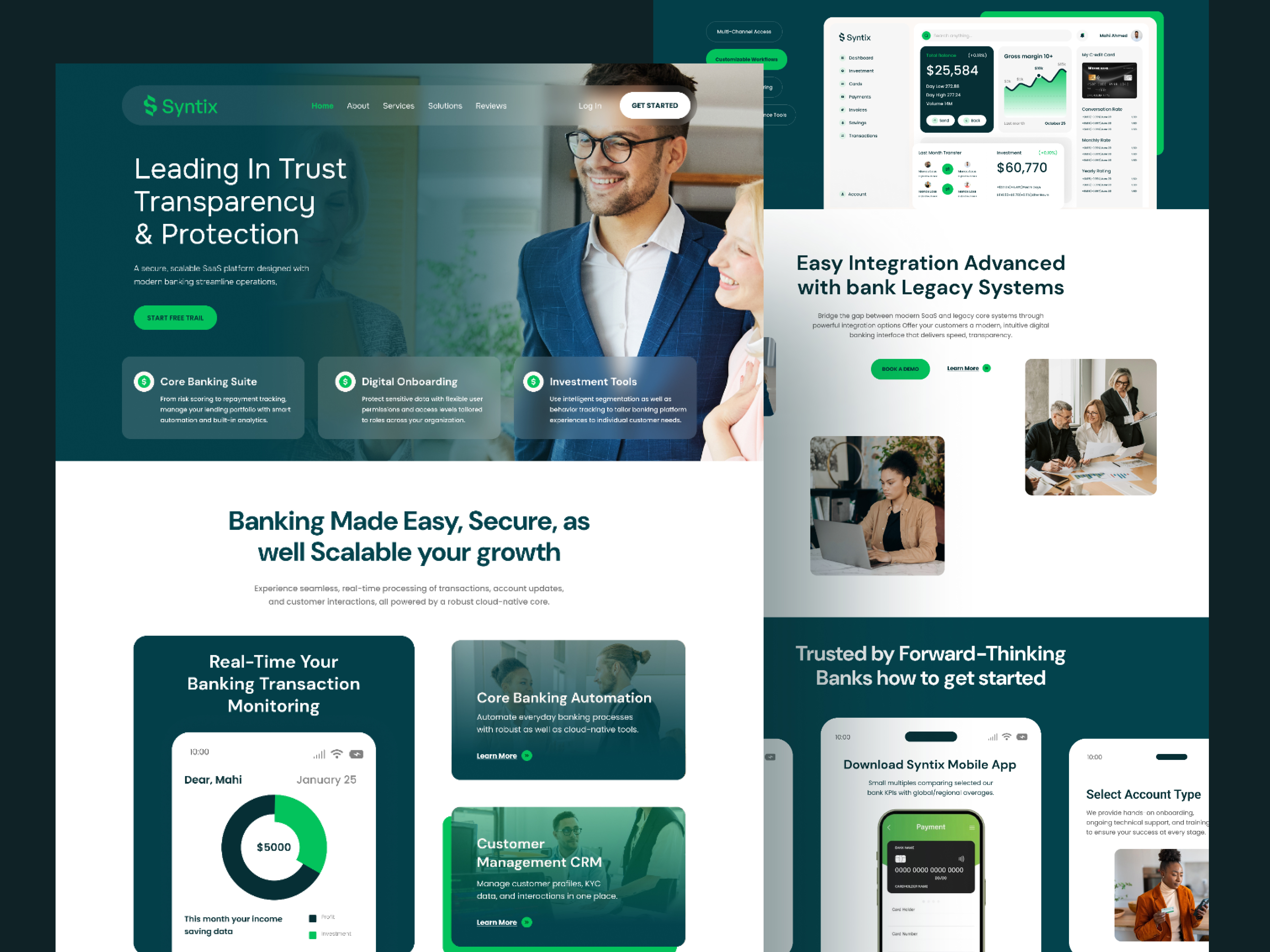 Finance Landing Page clean design clean ui digitalbanking financial fintech homepage landing landing page money payment ui uiux uiuxdesign userinterface web webdesign website