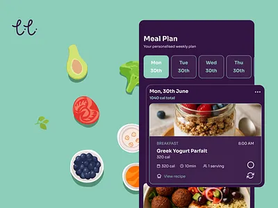 Meal Planning App ui