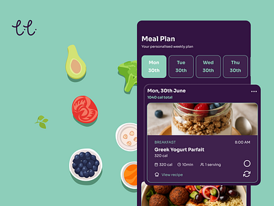 Meal Planning App ui