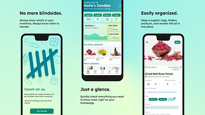 Supply Inventory Tracker app branding inventory tracker mobile ui ux vector