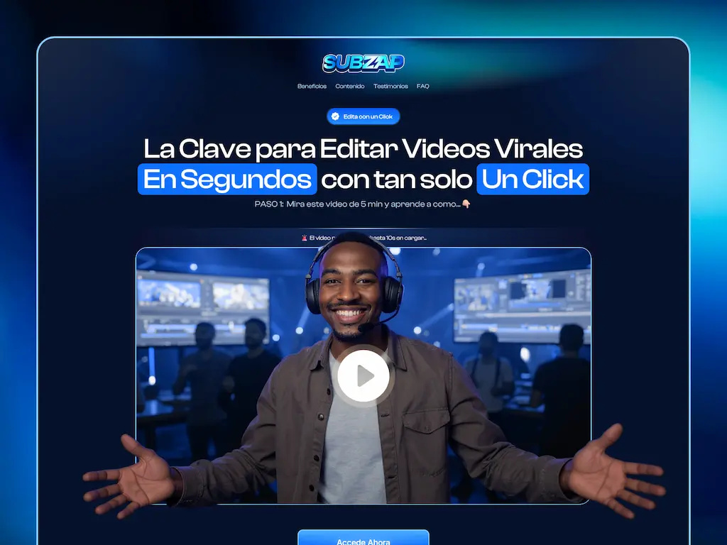 Landing Page Design ✦ Subzap digital digital product framer landing page web design