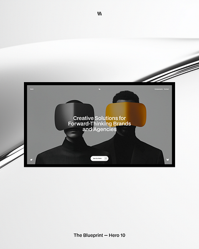 The Blueprint - Hero 10 Section minimalism