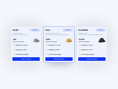 Pricing Plans UI business forex investing investment platform marketing page membership mobile plans pricing subscription trade ui ui design ux design website