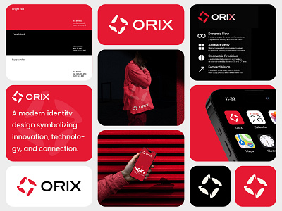 ORIX Logo branding abstract logo ai logo brand identity branding crypto logo design futuristic logo geometric innovation logo logo logotype minimalist logo modern logo professional logo startup logo tech logo visual identity web3 logo