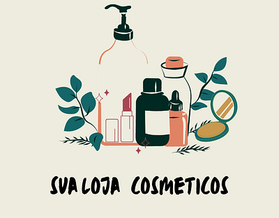 logotipo cosmeticos 3d arte branding design grafico illustration logo