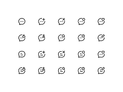 Free Communication Stroke Icons – Rounded Style communication icons designers developers free icons icon icon design icon library icon pack icon set iconography icons line icons rounded icons stroke icons