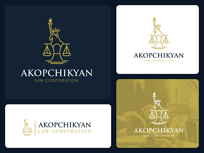 Law firm logo design - Justice - Law corporation advocate attorney logo corporate justice logo law law corporation law firm law firm logo lawer logo legal identity logo design minimalist law logo woman