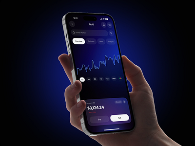 Stock Market Investment Mobile App app bank buy clean finance fintech invest investment market cap mobile mobile app modern money portfolio sell stock stock investment app stock watchlist transfer ui