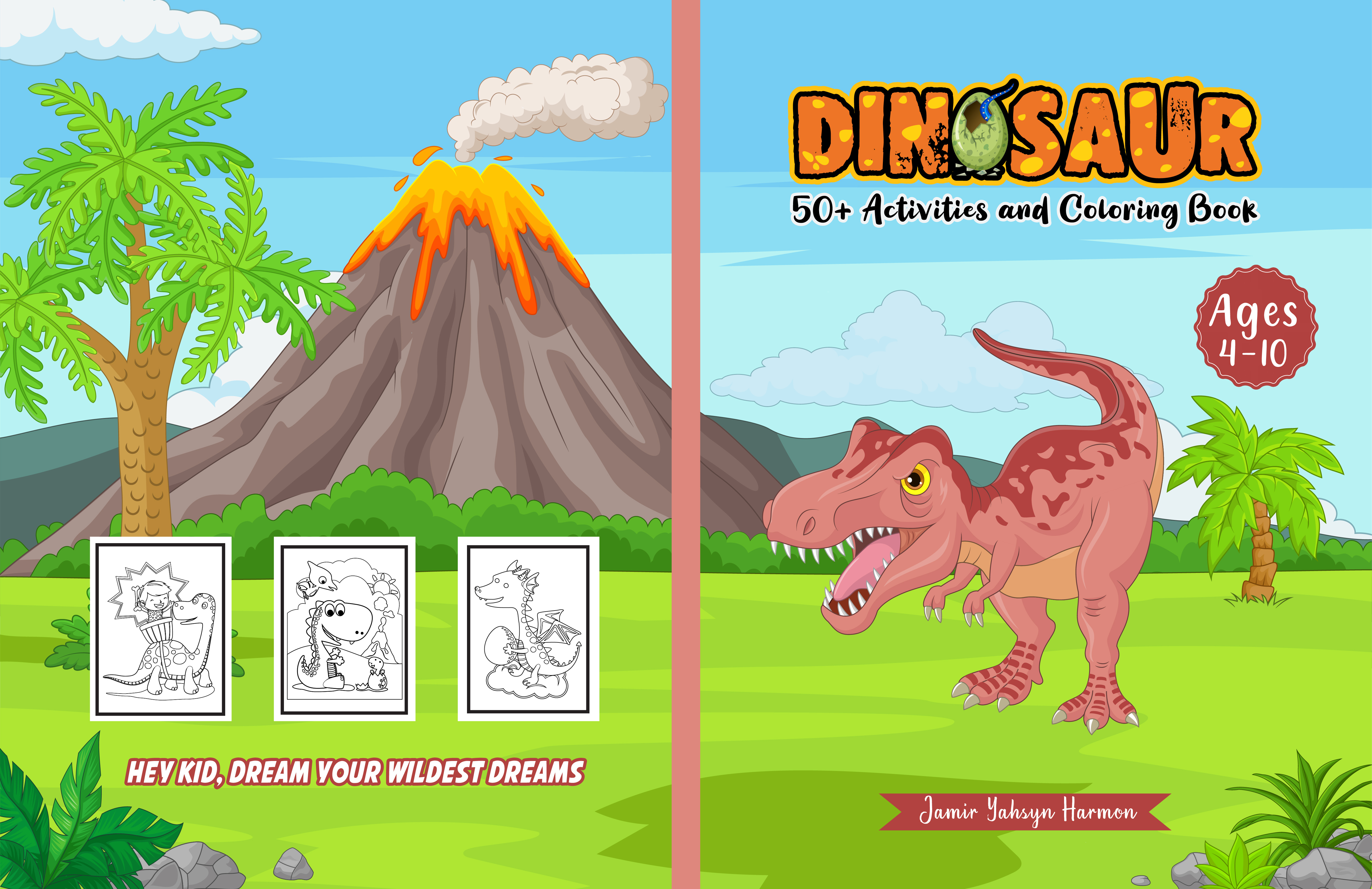 Example of Children’s Coloring Book Covers For Kdp