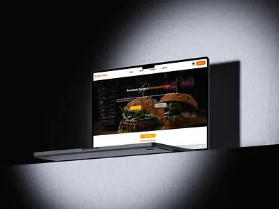 Burger Hub Website UI app design branding burger design e commerce website ecommerce figma food ui graphic design illustration logo restaurant ui shopping site ui ui ux vector webdesign
