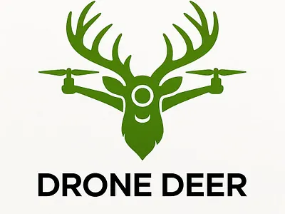 DROON DEER branding creative logo deer logo drone logo logo design logo inspiration minimal logo modern logo technology logo unique logo visual identity