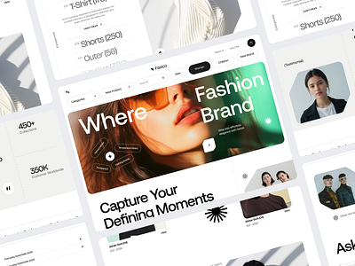Faxico - Ecommerce Website Design clean clothing e commerce ecommerce ecommerce landing page ecommerce mobile ecommerce website fashion landing page minimal online store oripio shop store ui design ux design web design website