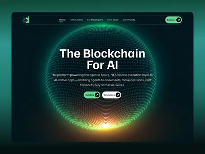AI Platform Landing Page ai ai landing page ai website artificial intelligence blockchain crypto defi landing page machine learning product design ui ux web design