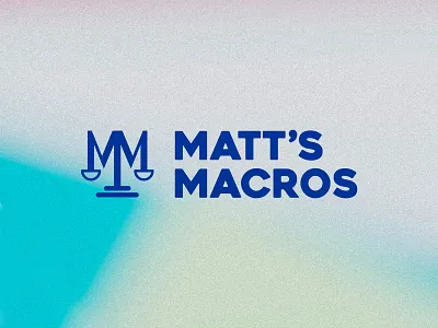 Matt's Macros brand designer brand identity branding graphic designer logo logo designer logo ideas logo identity logo maker logos mockups presentation visual identity