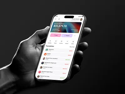 Wallet Mobile App Concept app design appdesign blockchain dailyui darkmode digitalwallet interface mobile app uxdesign wallet walletapp