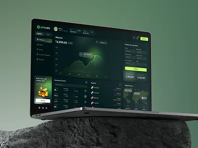 Crypto Trading Dashboard Web Design crypto app crypto dashboard crypto trading cryptocurrency dark theme design dashboard ui finance ui financial app fintech design investment platform market analytics modern ui neobanking portfolio tracker product design risk management trading app ui ux