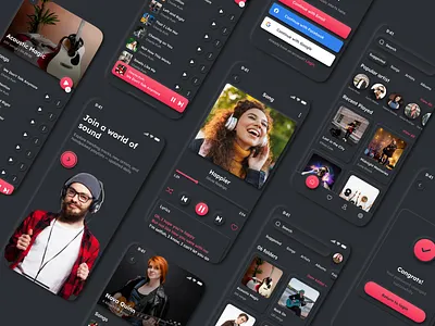 Music App neumorphic UI UX Design enter code home input box input field keyboards log in login page mobile app ui mobile ui music music app music player neumorphic neumorphism security code signin ui ui design uiux