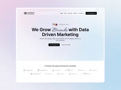 Digital marketing landing page Design design digital marketing landing page landing page design marketing ui ui design ui website uix ux design web web design website website design