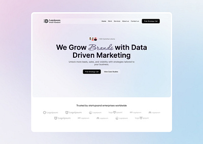 Digital marketing landing page Design design digital marketing landing page landing page design marketing ui ui design ui website uix ux design web web design website website design