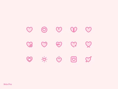 Love icon of Xnix Pro couple design heart icon icon pack iconography icons illustration line icon love lover partner together xnix xnix pro xnixpro