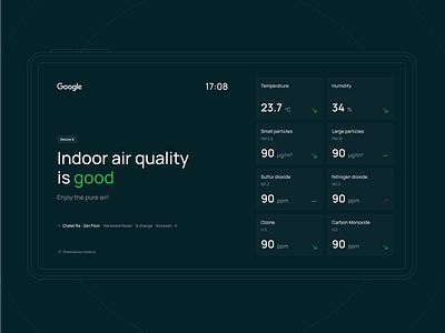 Kaiterra - Kiosk airquality builder data design kiosk logo minimal product ui ux