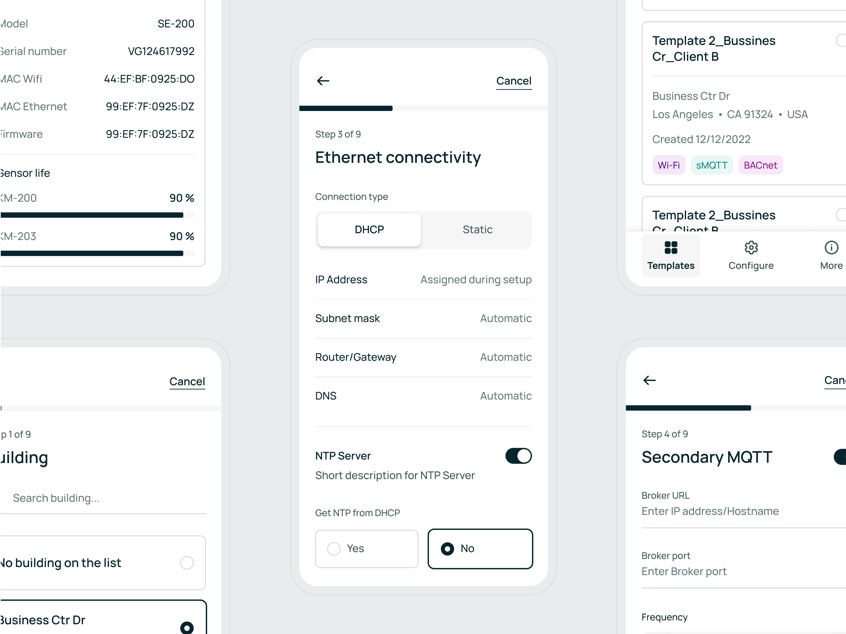 Example of Kaiterra - Technicians App