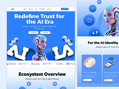 Redefine Trust for the AI are transparent about process artificialintelligence biasmitigation dashboardui data security datatransparency ethical ai explainableai fintech healthtech human ai collaboration redefine trust ai redefinetrustai responsivedesign trust metrics trust tag (ai context) trustworthyai visualdesign
