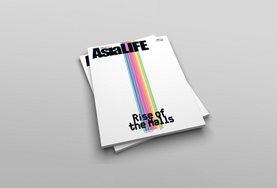 AsiaLIFE Magazine, Cambodia. art direction editorial design illustrator indesign layout design magazine design print production