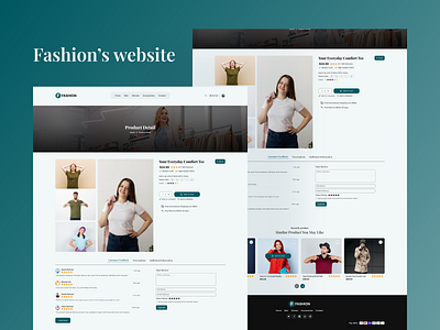 Fashion’s website Product Detail Page UI Design branding everydayfashion everydaystyle fashionaddict fashioninspo illustration logo minimalstyle motion graphics onlinemarketing outfitgoals style stylegoals trendy ui