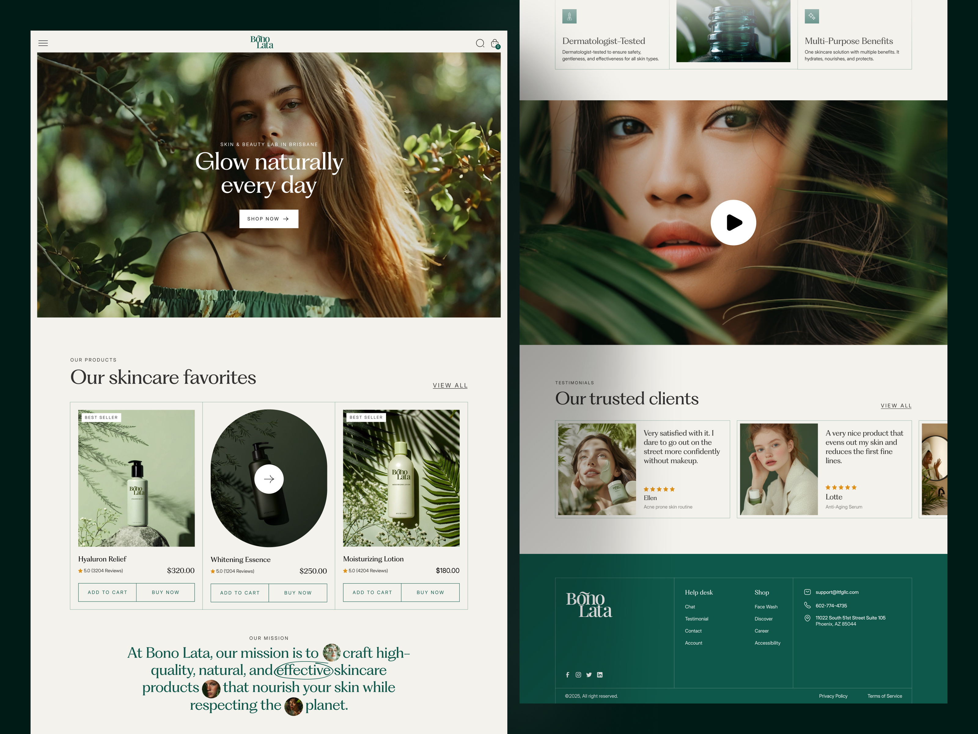 Example of Webflow/Wordpress Design + Development