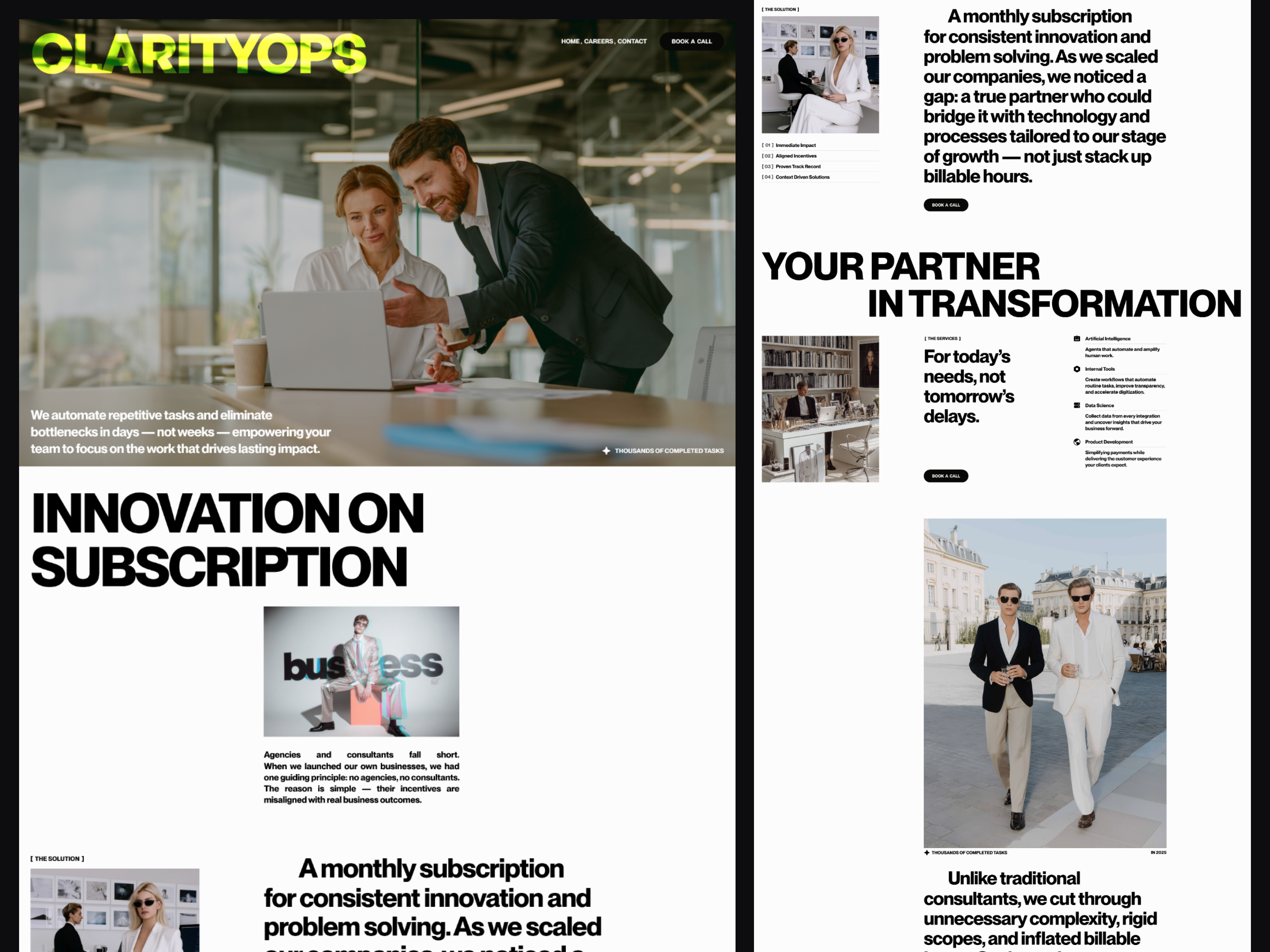 Professional Services Corporate Website branding business consulting consulting agency corporate design homepage innovation landing page trending website ui ux web webflow website