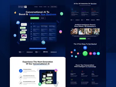 Artificial Intelligence Redesign UI/UX branding design graphic design illustration typography ui ux