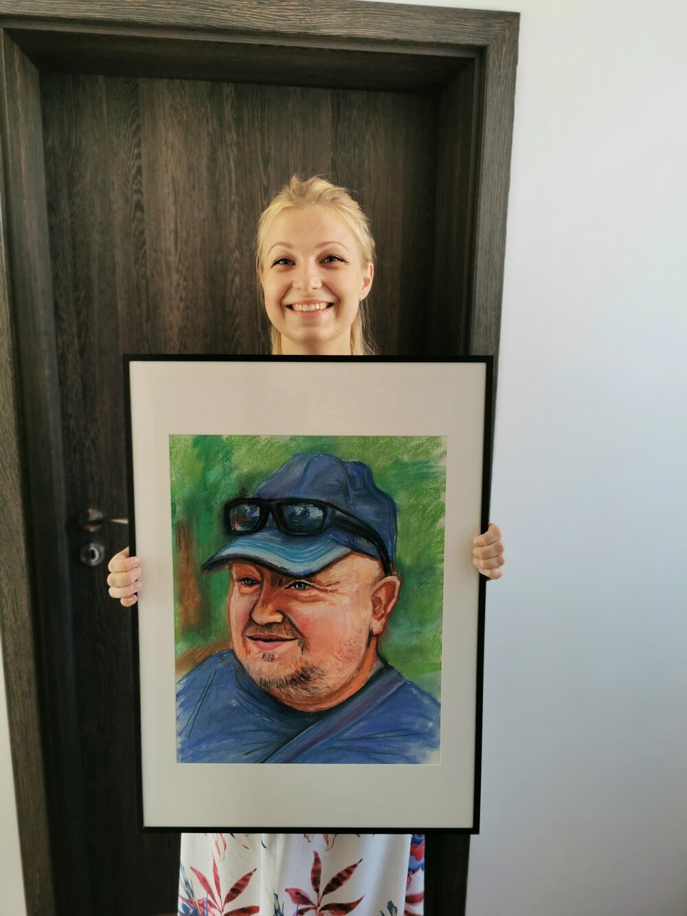 Example of Portrait Drawing With Soft Pastels