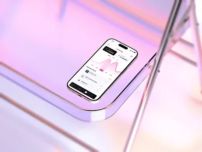 Personal Finance App – Fintech Mobile UI Design 3d animation branding design graphic design illustration logo motion graphics ui vector