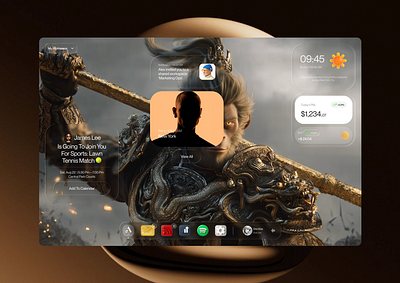 Aether Agent UI agent dashboard ai apple liquid glass dashboard dashboard design dashboard ui liquid glass saas ui dashboard