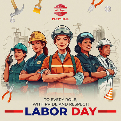 Labor Day social media post branding day deliciousdesign design engagingfoodcontent food foodiedesign foodpromopost foodsocialmediadesign graphic design grocery illustration logo poster social media special day ui