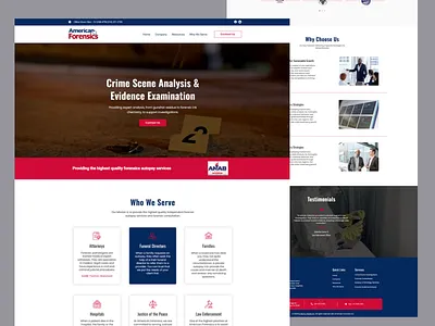 Crime scene website design landing page cid crime scene design landing page squarespace ui webdesign website design wix wordpress