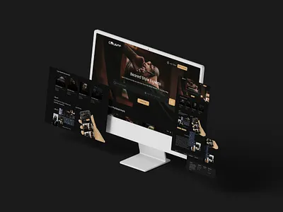 Cauaff – Barber Shop Landing Page Design barber shop brand identity branding clean ui creative design dark ui dashboard dashboard design designportfolio figma homepage design landing page ui design uiux ux design visual identity web design web ui website design