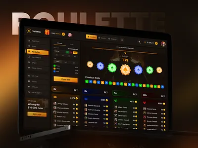 Roulette | Casino Gambling 3d betting casino casino dashboard casino online casino ui crypto game gambling design game design lucky wheel roulette spin web game web3 wheel