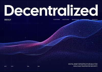 Defi Website Design Animation animation decentralized defi defi company defi web landing landing page design motion graphics ui motion web website website design
