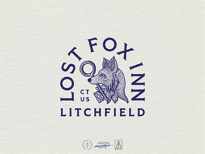 Lost Fox Inn Brand Identity bar brand design brand identity branddesign branding branding design fox hand drawn hotel identity design illustration logo logo design logodesign mascot restaurant tavern typography vintage visual identity
