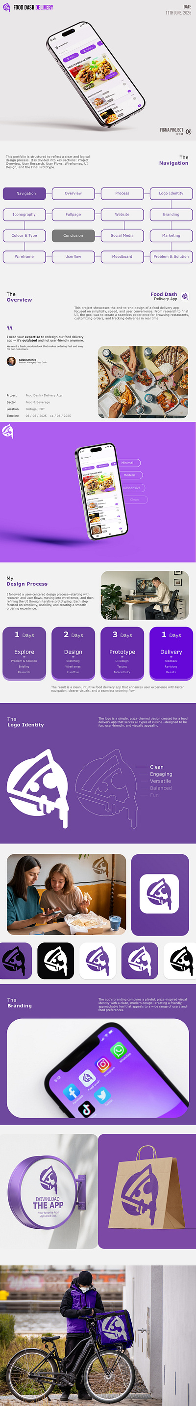 Food Dash | Delivery App Design & Marketing app branding design graphic design illustration logo typography ui ux vector