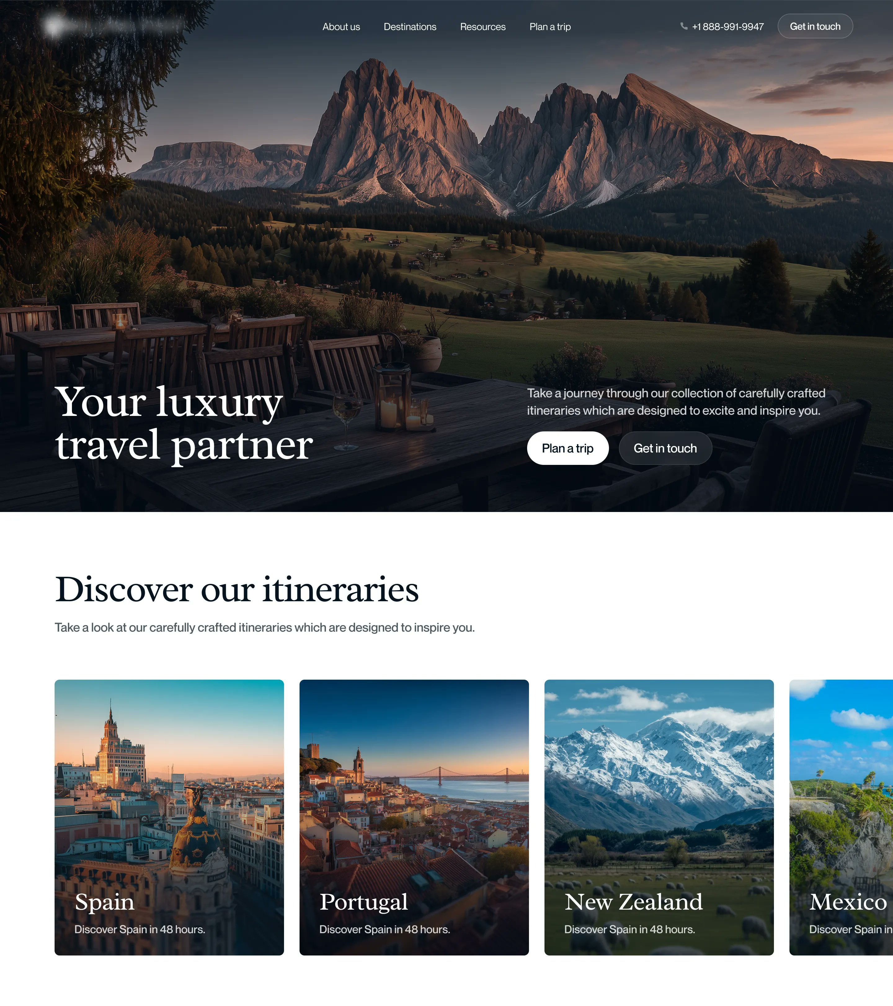 Example of Modern & Creative Wordpress Web Design 